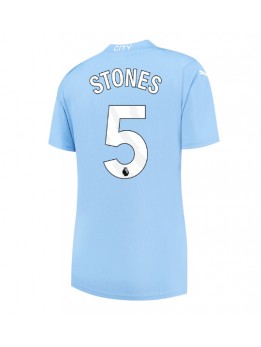 Manchester City John Stones #5 Replika Hemmakläder Dam 2023-24 Kortärmad